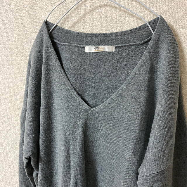 AZUL by moussy(アズールバイマウジー)のAZUL BASIC アズールベーシック トップス レディースのトップス(ニット/セーター)の商品写真