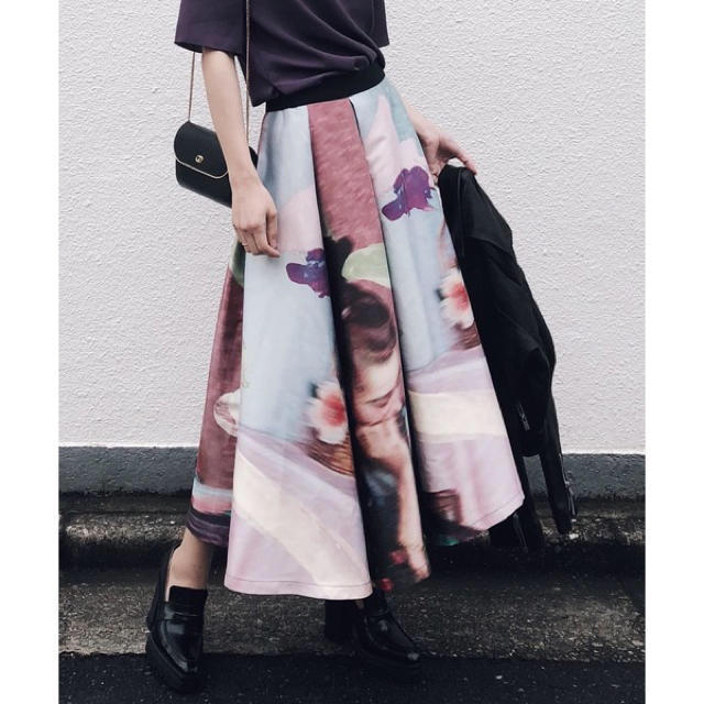 もデザイン Ameri VINTAGE - AMERI EMILIA TUCK SKIRTの通販 by momo's ...