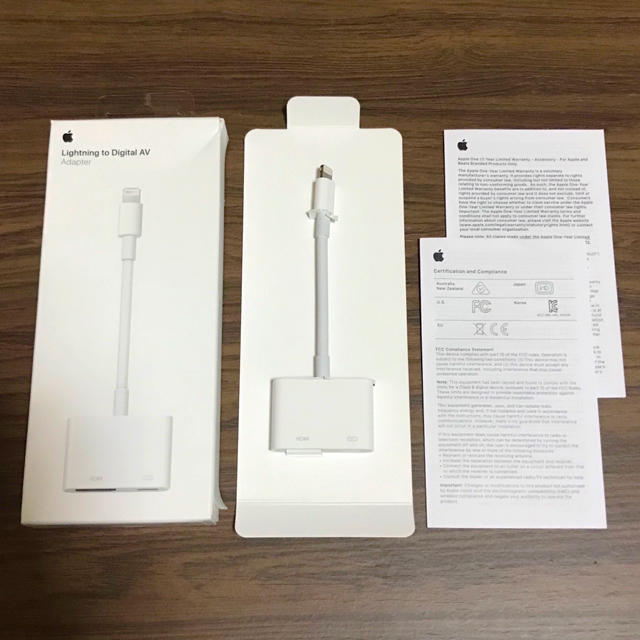 Apple - Apple Lightning Digital AV アダプタ HDMI 純正品の通販 by ...