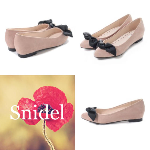 SNIDEL(スナイデル)の新品♡リボン フラットシューズ レディースの靴/シューズ(ハイヒール/パンプス)の商品写真