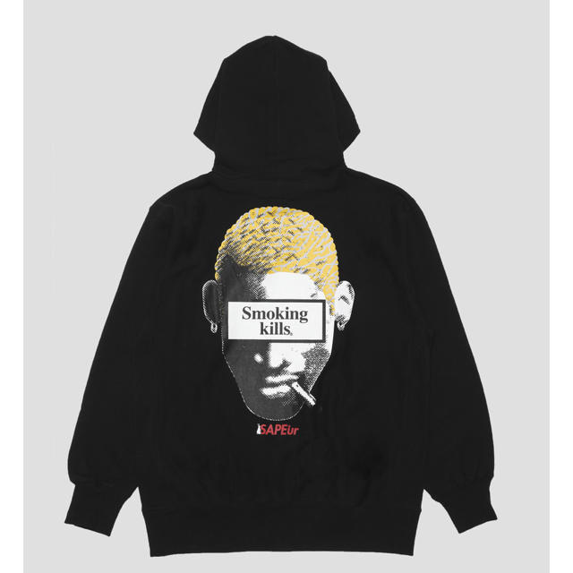 FR2×SAPEur Smoking kills HEAD Hoodie L