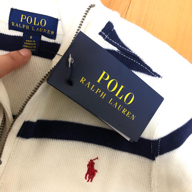 Ralph Lauren(ラルフローレン)の新品タグ付き ラルフローレン ニット キッズ/ベビー/マタニティのキッズ服男の子用(90cm~)(ニット)の商品写真