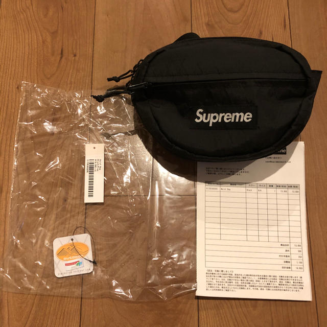 Supreme 18fw waist bag black