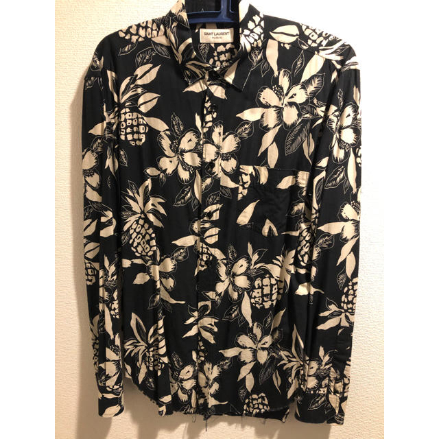 海外花系 登坂着 サンローランパリ アロハシャツ saint laurent paris