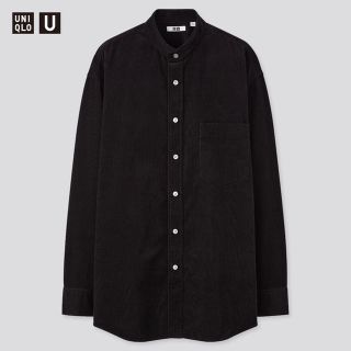 ユニクロ(UNIQLO)のユニクロU コーデュロイワイドフィットスタンドカラーシャツ(シャツ)