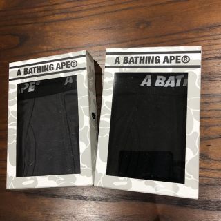 アベイシングエイプ(A BATHING APE)の新品　未使用　APE  ボクサーパンツ　2枚セット(ボクサーパンツ)