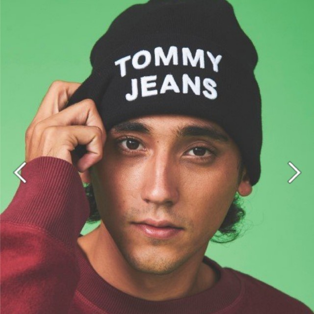 TOMMY HILFIGER(トミーヒルフィガー)のTOMMY HILFIGER　TOMMY 　JEANS ニット帽 メンズの帽子(ニット帽/ビーニー)の商品写真