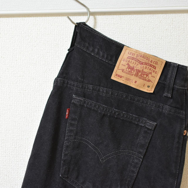 Levi's 550 漆黒 USA製 サイズ感抜群 モード感えぐい