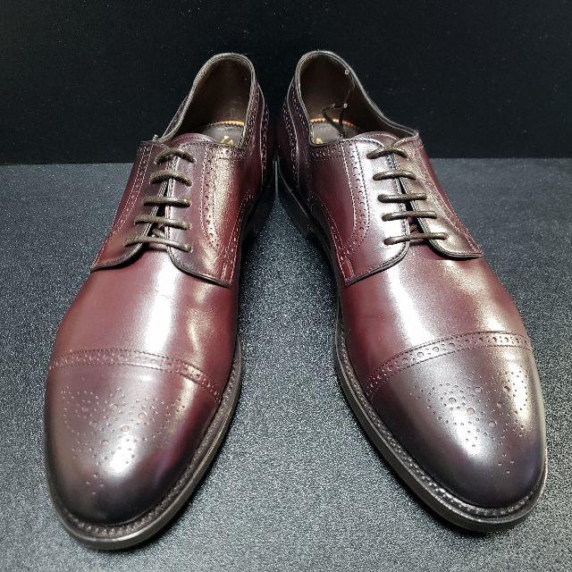 サントーニ（Santoni） イタリア製革靴 ボルドー UK9レザーライニング