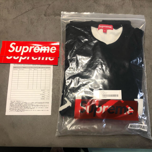 Supreme(シュプリーム)のSupreme Fuck Sweater Black M メンズのトップス(ニット/セーター)の商品写真