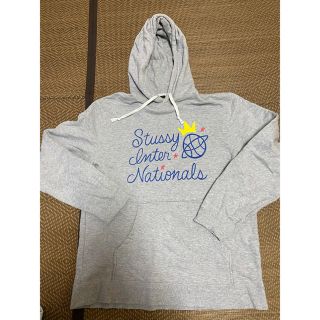 ステューシー(STUSSY)のおー様専用　STUSSY ステューシー　パーカー　グレー　XL(パーカー)