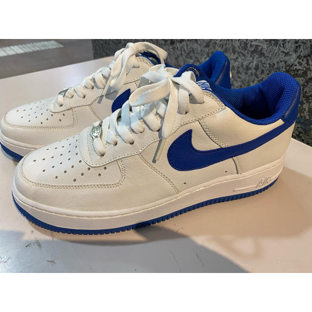 靴/シューズ専用 2004 NIKE AIR FORCE 1 白×青 US8.5 新品