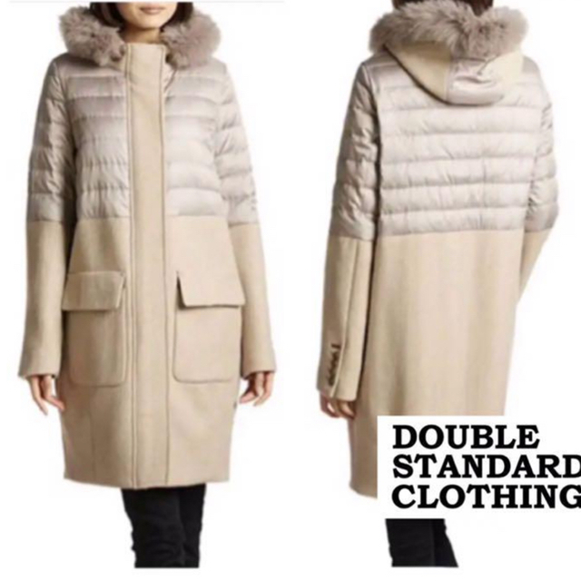DOUBLE STANDARD CLOTHING - ダブスタ メルトンダウンコート