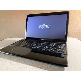 フジツウ(富士通)の爆速！i7-4702MQ メモリ16GB 新品SSD512GB  AH53M(ノートPC)