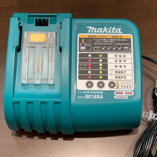マキタ(Makita)のmakitaマキタ充電器 DC18RA 7.2-18V用(バッテリー/充電器)