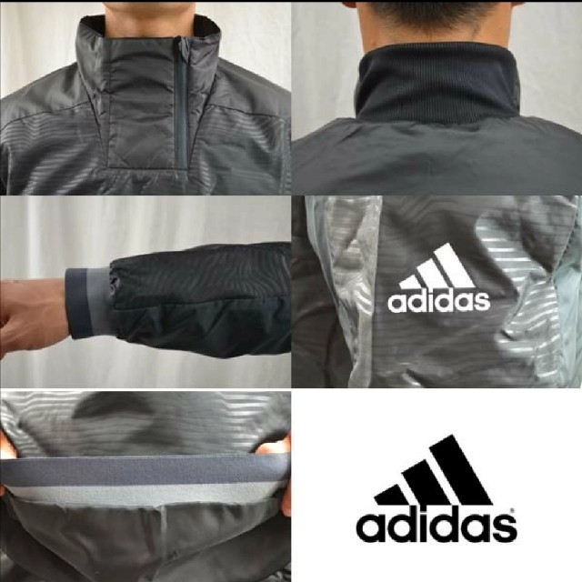 adidas(アディダス)のadidas　中綿　ウィンドブレーカー　140 キッズ/ベビー/マタニティのキッズ服男の子用(90cm~)(ジャケット/上着)の商品写真