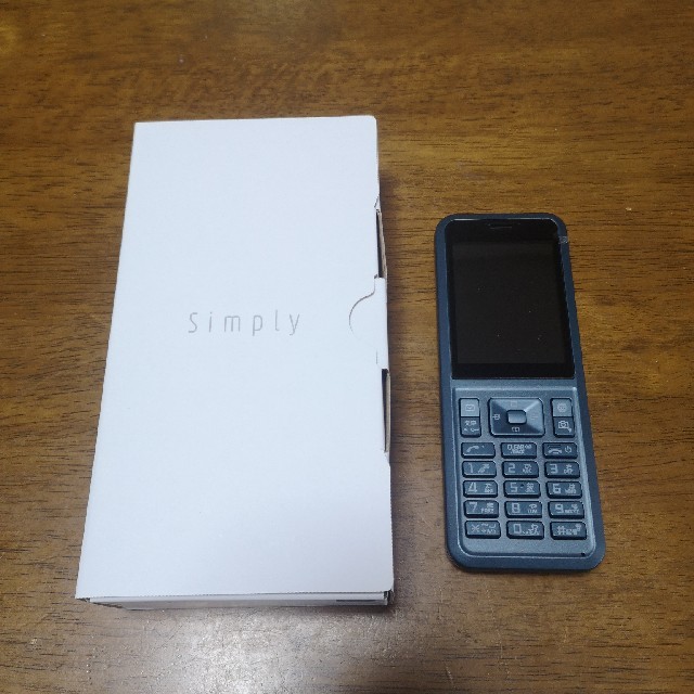 ソフトバンク 602si Simply シンプリー ダークブルー SIMフリー