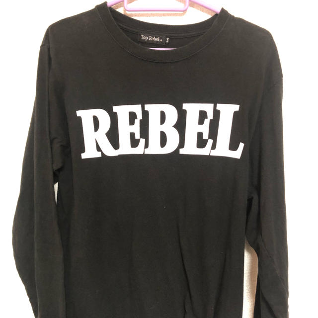 RVCA(ルーカ)のrebel ロンT/BLACK メンズのトップス(Tシャツ/カットソー(七分/長袖))の商品写真