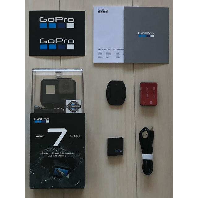 ゴープロGoPro HERO7 BLACK / SamsungSD128GB付き