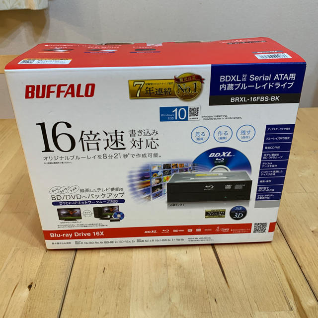 Buffalo(バッファロー)の内蔵Blu-rayドライブ スマホ/家電/カメラのPC/タブレット(PCパーツ)の商品写真