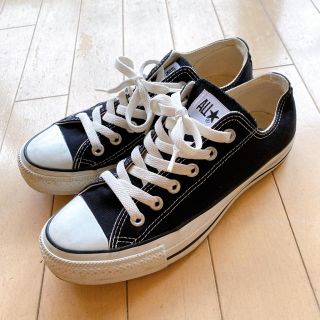 コンバース(CONVERSE)のコンバース 黒 24.5cm(スニーカー)