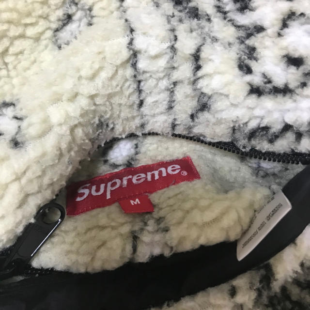 Supreme(シュプリーム)のSupreme reversible fleece jacket M メンズのジャケット/アウター(ブルゾン)の商品写真