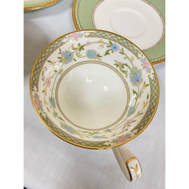 Noritake(ノリタケ)のノリタケ ティーカップ&ソーサー 2客セット インテリア/住まい/日用品のキッチン/食器(食器)の商品写真