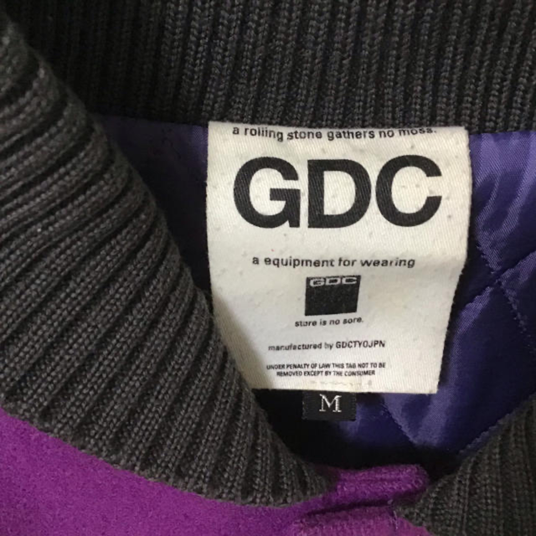 GDC - GDC ウール スタジャン 90s 裏原 レア M パープル 紫 GDC - GDC ウール スタジャン 90s 裏原 レア M パープル 紫