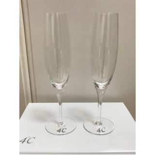 ヨンドシー(4℃)の4℃ ペアシャンパングラス⭐︎ペアフルート(グラス/カップ)