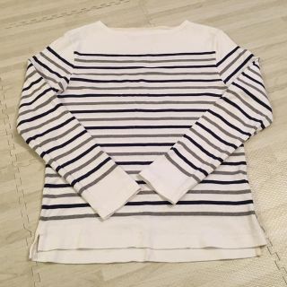 ムジルシリョウヒン(MUJI (無印良品))の無印良品　ボーダーカットソー 長袖(Tシャツ/カットソー(七分/長袖))