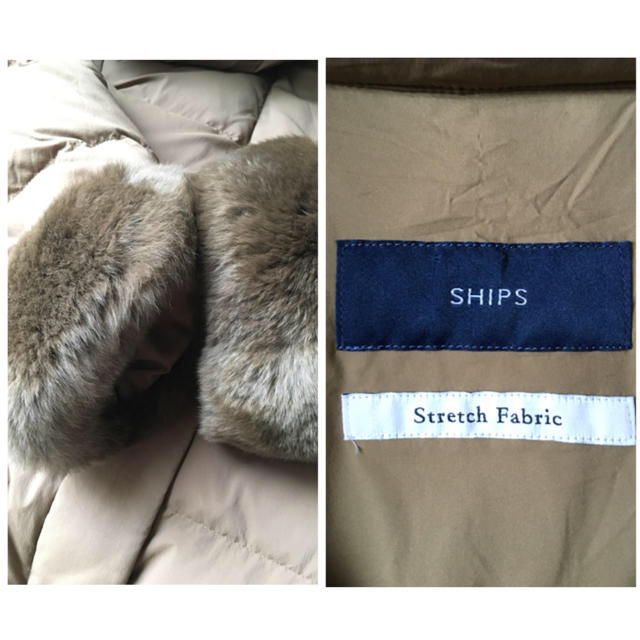 SHIPS for women(シップスフォーウィメン)のships 河田フェザー　ショートダウンコート レディースのジャケット/アウター(ダウンコート)の商品写真