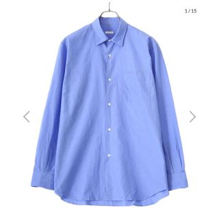 コモリ(COMOLI)の20AW comoliシャツ コモリシャツ サックス　希少size3(シャツ)