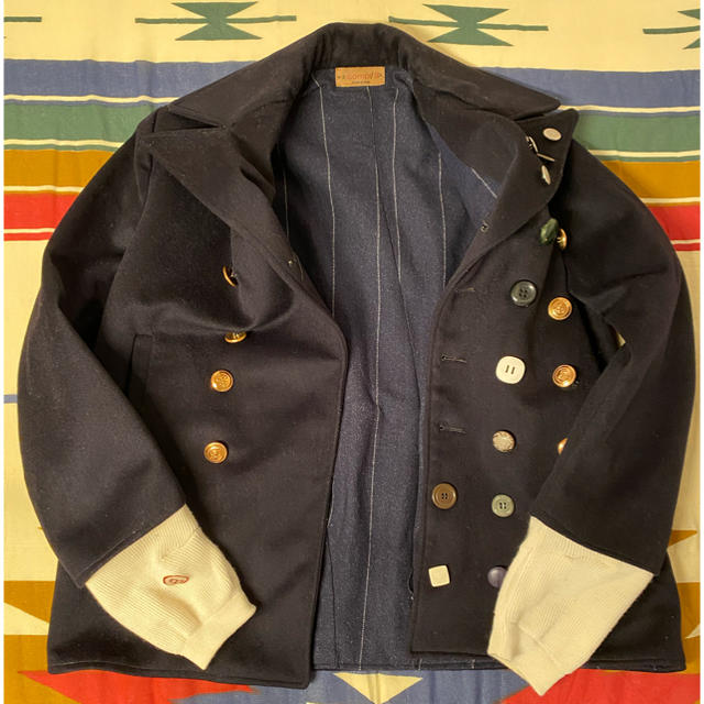 BARNEYS NEW YORK(バーニーズニューヨーク)のBarneys New York Import P coat 希少 メンズのジャケット/アウター(ピーコート)の商品写真