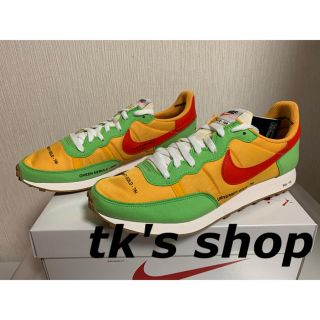 ナイキ(NIKE)のNIKE CHALLENGER OG UNIVERSITY GOLD/GREEN(スニーカー)