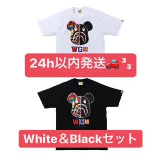 メディコムトイ(MEDICOM TOY)のMEDICOM TOY CAMO BE@RTEE  White×1Black×1(Tシャツ/カットソー(半袖/袖なし))