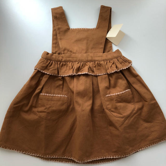 【2-3y】apolina 2020aw URSINA PINAFORE キッズ/ベビー/マタニティのキッズ服女の子用(90cm~)(ワンピース)の商品写真