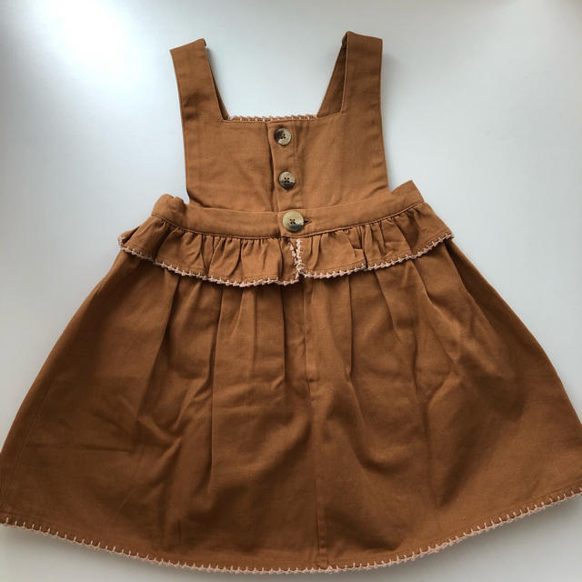 【2-3y】apolina 2020aw URSINA PINAFORE キッズ/ベビー/マタニティのキッズ服女の子用(90cm~)(ワンピース)の商品写真