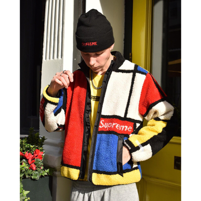 Supreme(シュプリーム)のSupreme Reversible Colorblocked Fleece S メンズのジャケット/アウター(ブルゾン)の商品写真