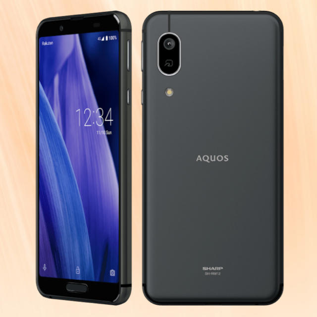 AQUOS sense3 lite ブラック 64 GB SIMフリー約147x約70x約89重量