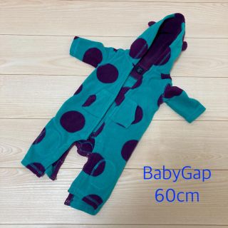 ベビーギャップ(babyGAP)のBabyGap  着ぐるみロンパース　カバーオール　60cm(ロンパース)