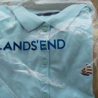 ランズエンド(LANDS’END)のランズエンドポロシャツ新品。(ポロシャツ)