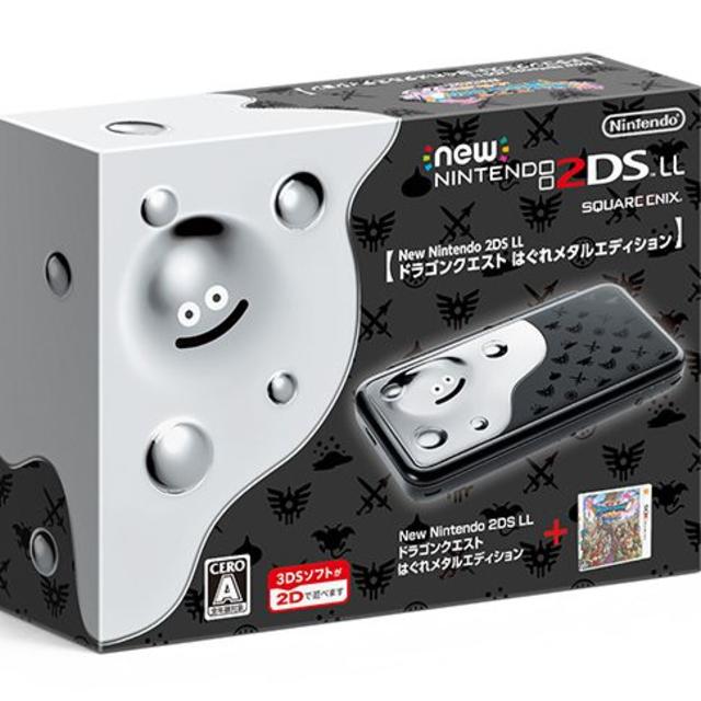 ニンテンドー2DS(ニンテンドー2DS)のNew Nintend 2DS LL ドラゴンクエスト はぐれメタルエディション エンタメ/ホビーのゲームソフト/ゲーム機本体(家庭用ゲーム機本体)の商品写真