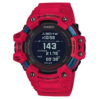 ジーショック(G-SHOCK)のG-SHOCK G-SQUAD GBD-H1000-4JR メンズ腕時計　レッド(腕時計(デジタル))