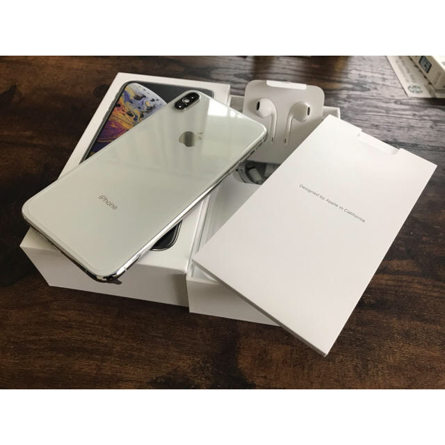 えぬわた砲」 iPhone XS MAX Silver 256GB SIMフリー おまけ付き