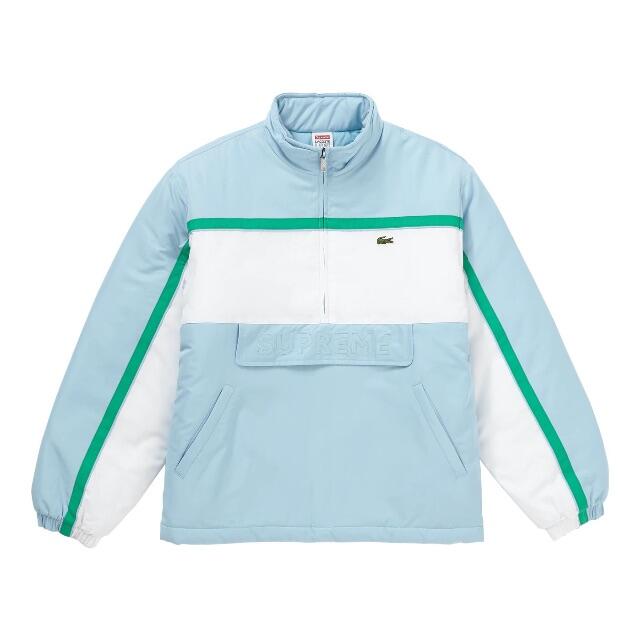 supreme lacoste puffy half zip