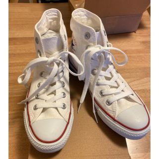 コンバース(CONVERSE)のコンバース ハイカット スニーカー レディース 24 ホワイト(スニーカー)