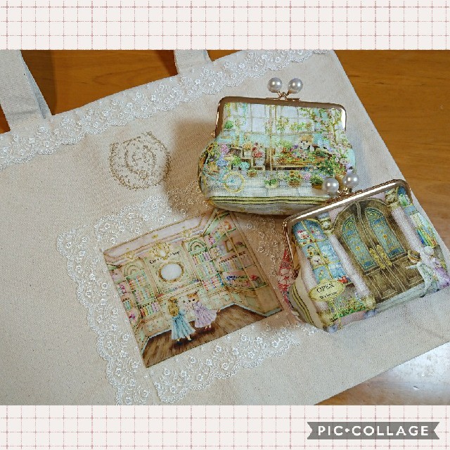 franche lippee(フランシュリッペ)のあきぼんさま専用♪トートバッグとがま口セット ハンドメイドのファッション小物(ポーチ)の商品写真