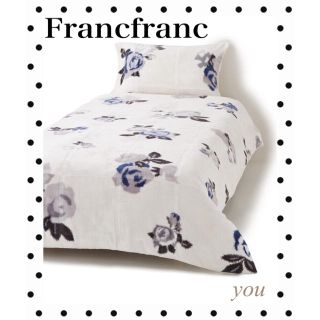 フランフラン(Francfranc)のFrancfranc 掛け布団カバーS ＆枕カバー　定価¥10200(シーツ/カバー)