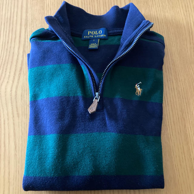 Ralph Lauren(ラルフローレン)のラルフローレン　ハーフジップ長袖カットソー キッズ/ベビー/マタニティのキッズ服男の子用(90cm~)(Tシャツ/カットソー)の商品写真