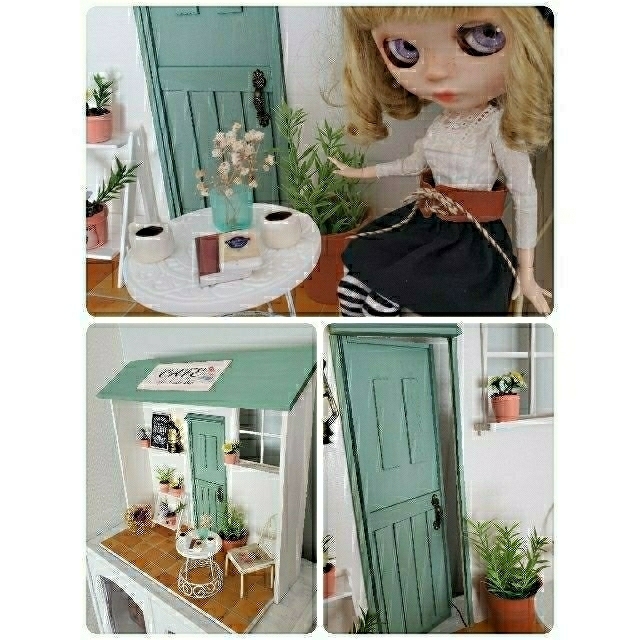 週末sale】カフェの店先°*玄関*°ドールハウス*♪ブライスなどに | www